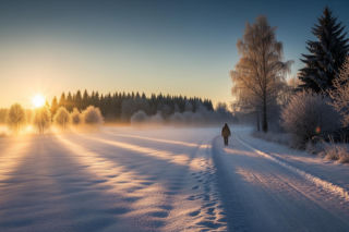 Mroźny poranek w Myszkowie. Czy słońce nas rozgrzeje 19.12.2025?