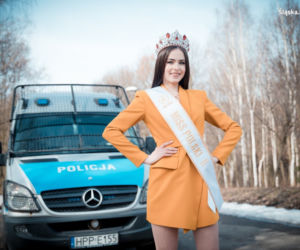 Miss Polski z Katowic wstąpiła na jeden dzień do policji. Anna Maria-Jaromin wzięła udział w teście sprawnościowym