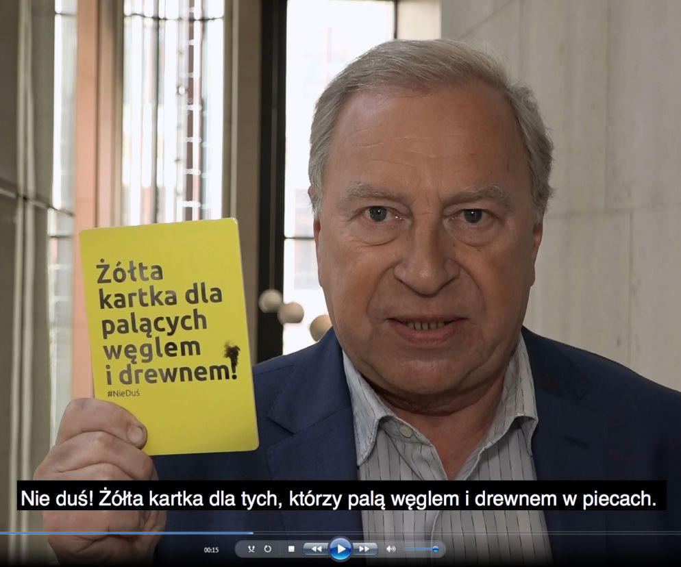 Do wymiany pieca zachęcają m.in. Jerzy Stuhr, Anna Dymna i Grzegorz Turnau