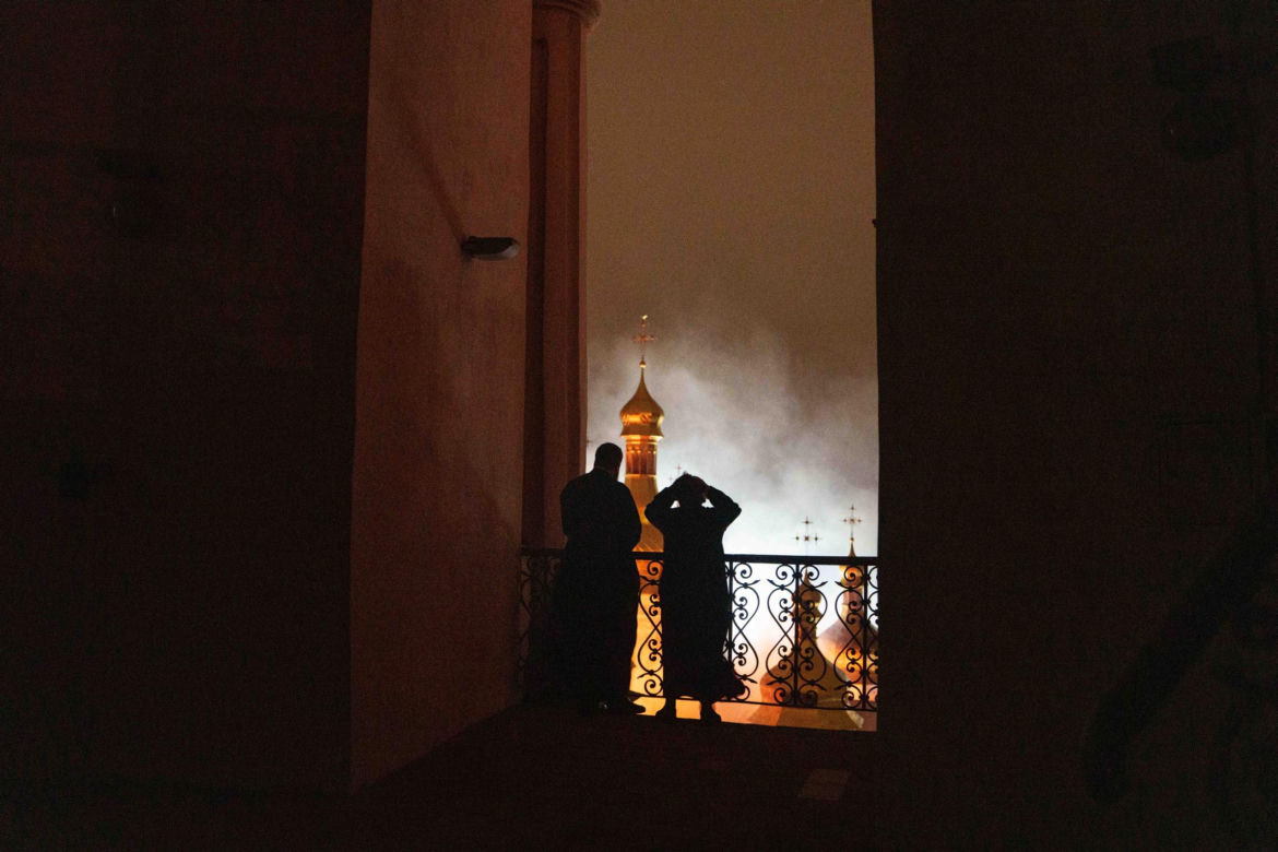 Wielki atak na Kijów, płonie sławny klasztor. To symbol