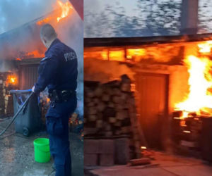 Groźny pożar w Babicach! 36-latek i jego 11-letnia córka spali, gdy obok szalały płomienie