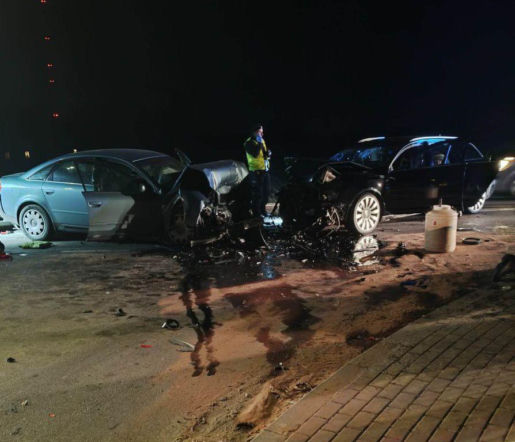 Poważny wypadek na DW-698 w Chotyczach. Lądował śmigłowiec LPR!