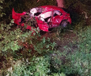 POTWORNY wypadek w Skale! Kierowca nie miał szans [ZDJĘCIA] 
