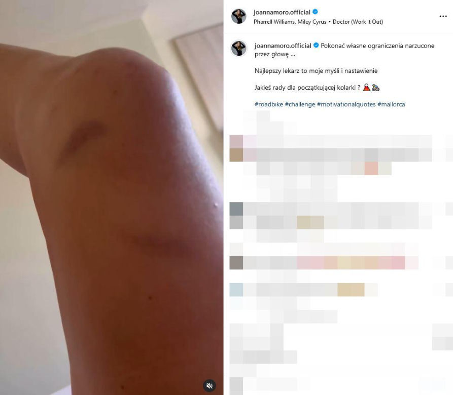 Joanna Moro trenuje na Majorce