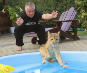 Leszek Bielenda i jego lew