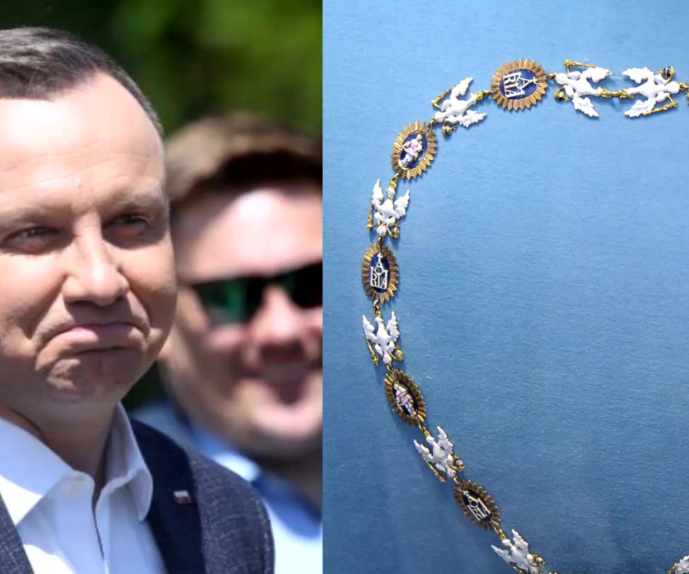 Klejnot Rzeczypospolitej dla Andrzeja Dudy. 
