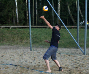 Trening Indykpolu AZS Olsztyn na plaży