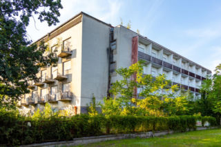 Opuszczone sanatorium wojskowe Wiarus w Ciechocinku