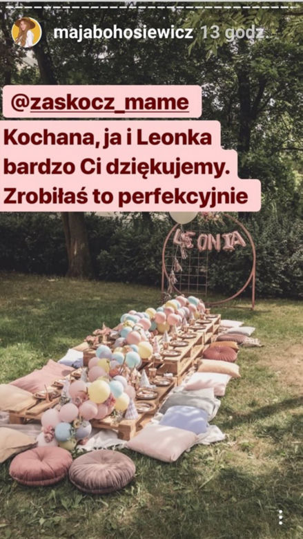 Stylizacja na urodziny Leoni, córeczki Mai Bohosiewicz
