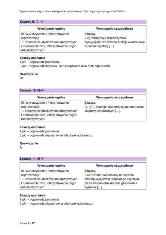 Matura próbna 2023 matematyka: odpowiedzi CKE