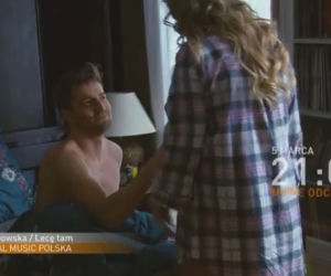Przyjaciółki 5 sezon. Patrycja (Joanna Liszowska), Michał (Marcin Rogacewicz)
