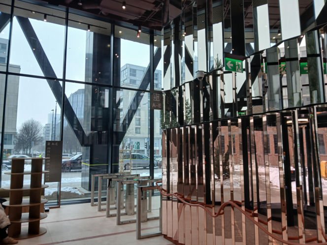 Studio A w Warszawie pod koniec budowy