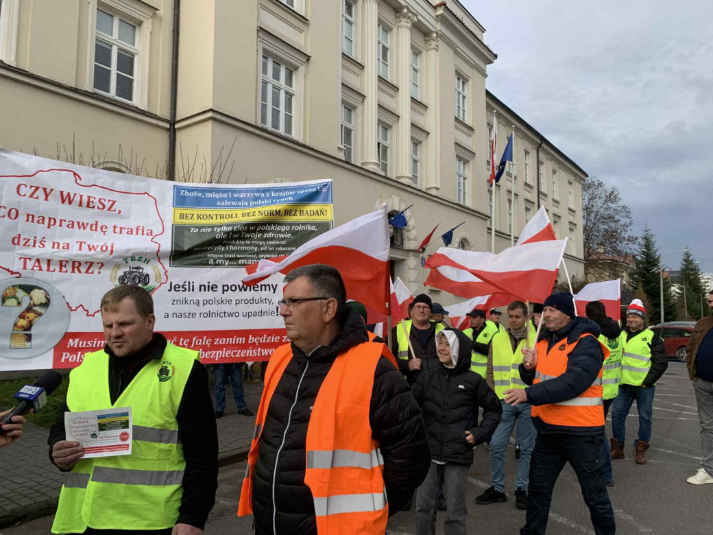 Protest rolników Lublin 14.11.2025