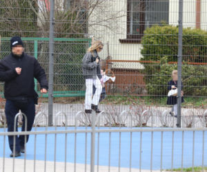 Kasia Tusk z córkami z koszyczkiem przyjechali do Donalda