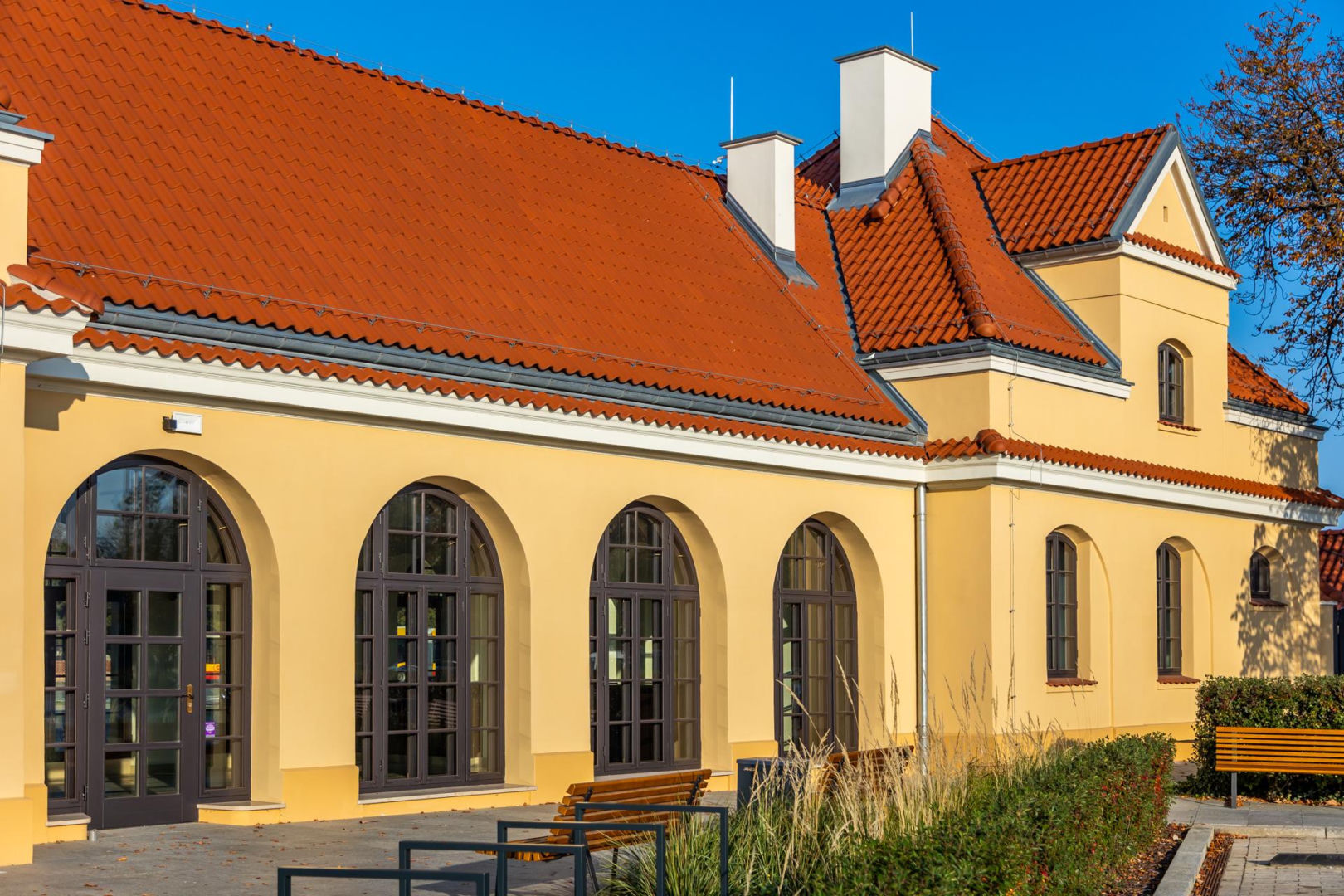 Dawny dworzec Kolei Wilanowskiej w Warszawie po remoncie