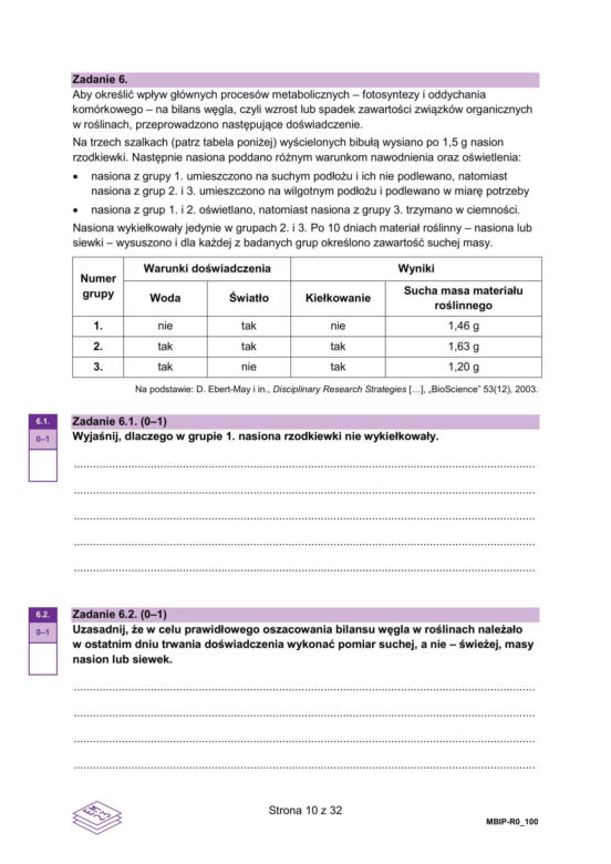 Matura 2026 z biologii ROZSZERZONEJ: arkusze CKE, poziom podstawowy [Formuła 2023] 08.05.2026