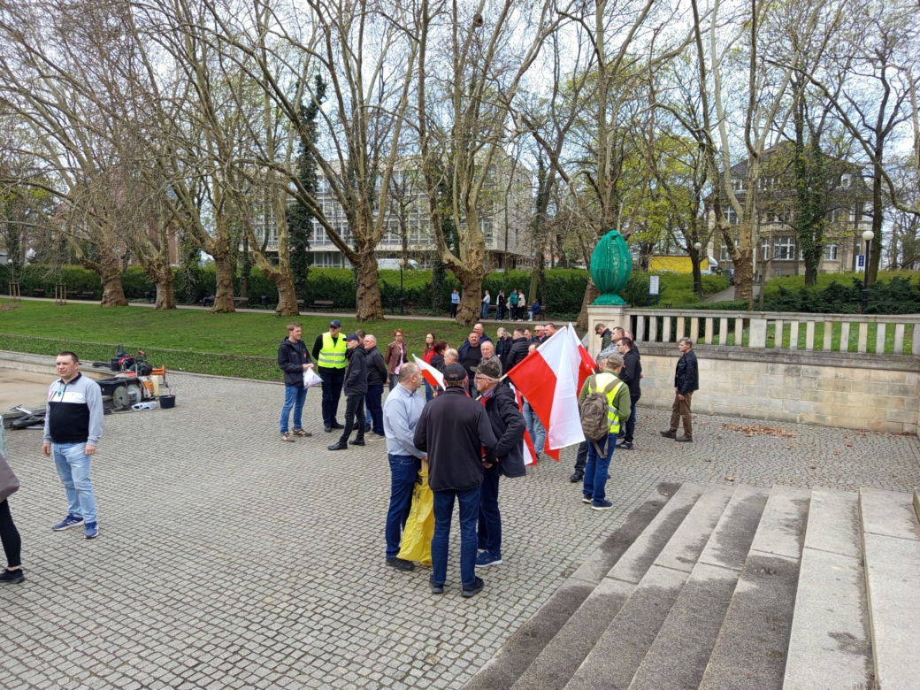 Protest rolników w Poznaniu. 14.04