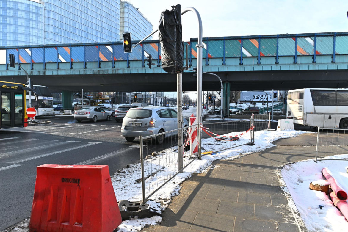 Kiedy koniec budowy trasy tramwajowej na ul. Kasprzaka? Inwestycje opóźnia zima!