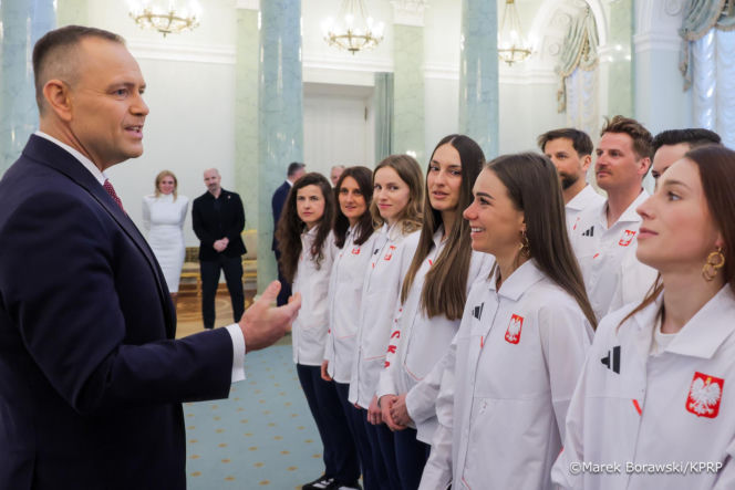 Semirunnij, Kurakowa i reszta olimpijczyków u Karola Nawrockiego