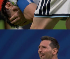 Leo Messi popłakał się po meczu