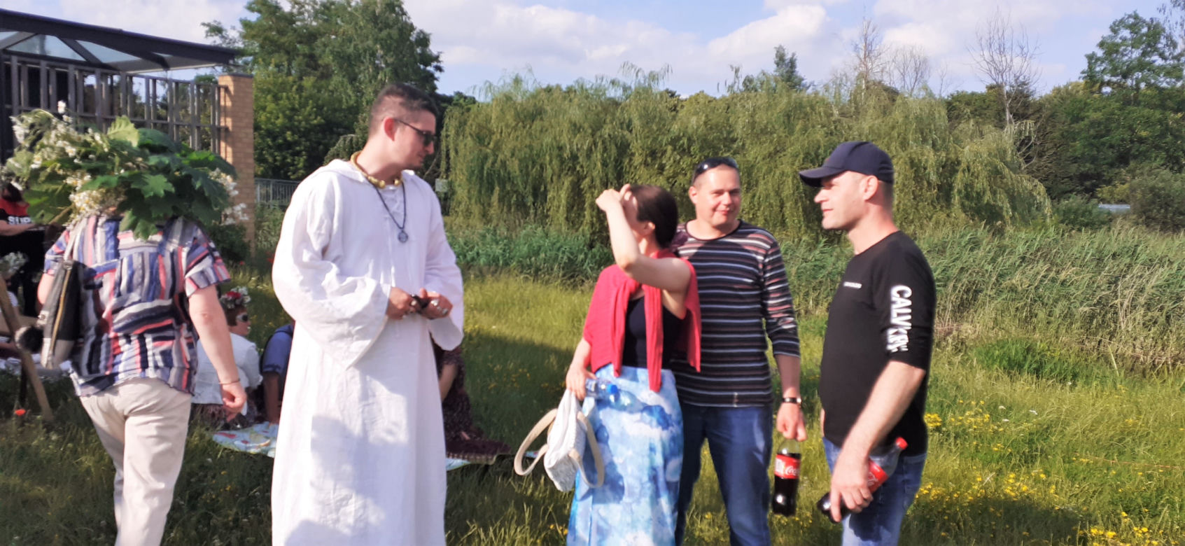 Zasiedli W Kręgu i odprawili Kupalnockę na Wyspie Młyńskiej w Iławie