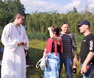 Zasiedli W Kręgu i odprawili Kupalnockę na Wyspie Młyńskiej w Iławie