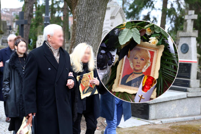 Halina Kowalska odeszła na zawsze. Pożegnała ją osoba z bliskiej rodziny. Płacząc, niosła zdjęcie gwiazdy podczas pogrzebu