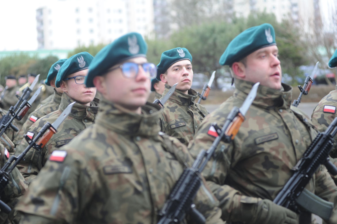 Ochotnicy złożyli przysięgę wojskową