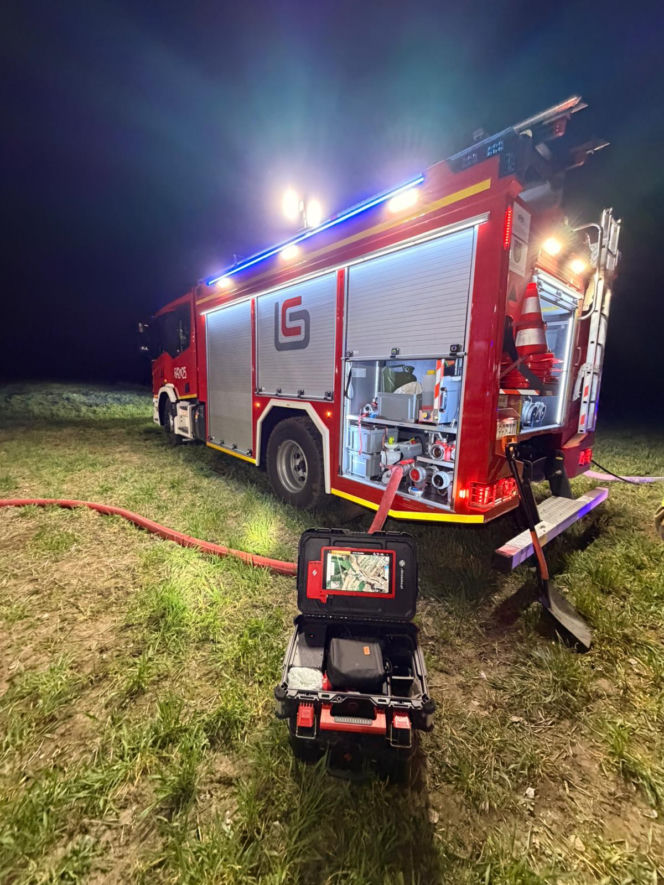 Pożar objął powierzchnię około 11 hektarów nieużytków