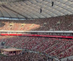 Anna Lewandowska na koncercie