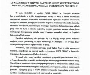 Przemyśl. Zwolnieni z pracy ratownicy wrócili do pracy [GALERIA]