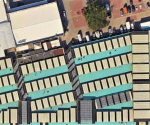 Szczecin w szczególe według Google Earth