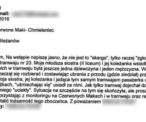 10 najciekawszych listów do MPK Kraków. Skargi, pochwały i... wierszyki! [GALERIA, AUDIO]