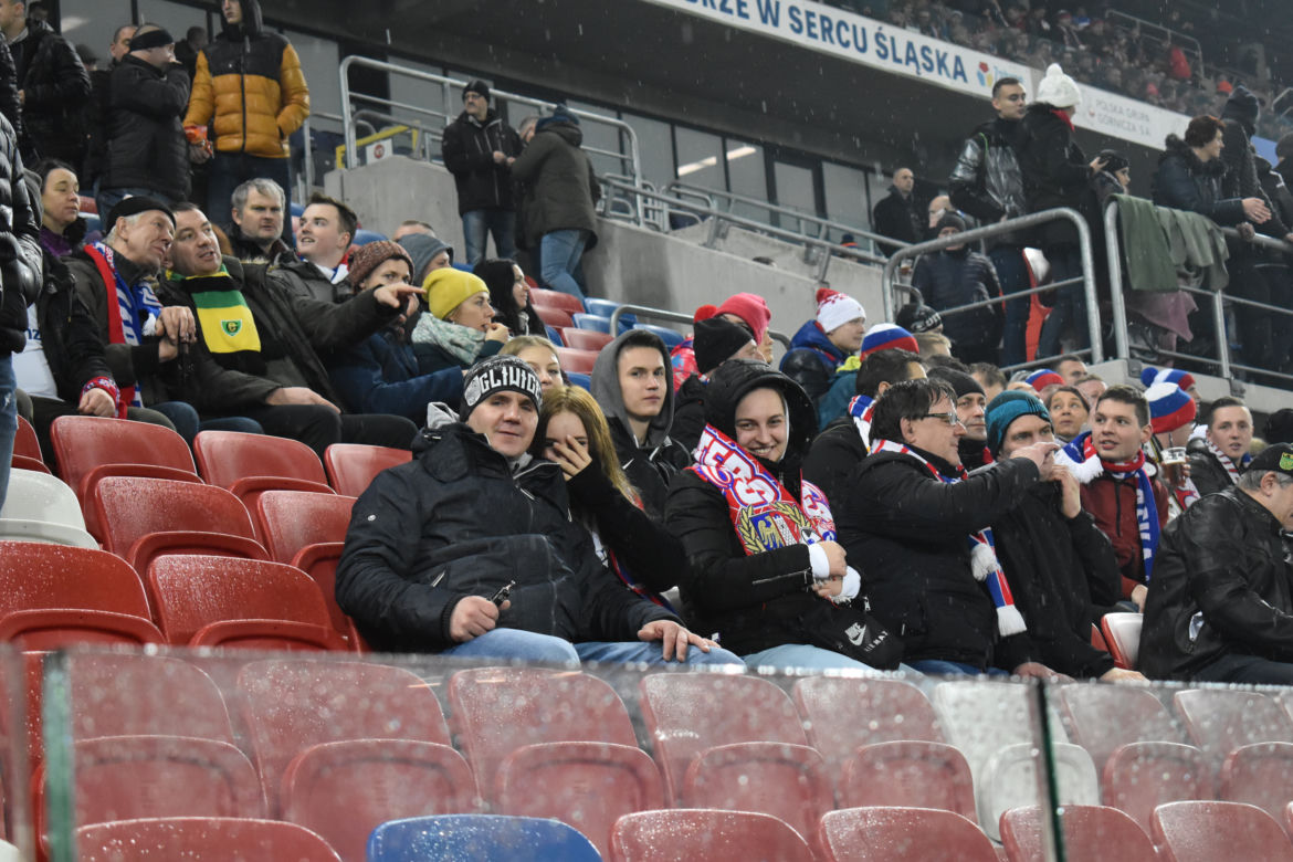 Górnik wygrywa wysoko na koniec roku. Jagiellonia pokonana na Arenie Zabrze [ZDJĘCIA KIBICÓW]