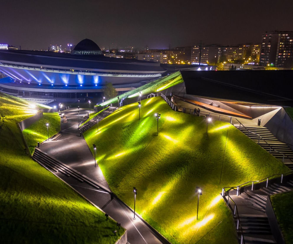 Rozświetlone Katowice [ZDJĘCIE DNIA]