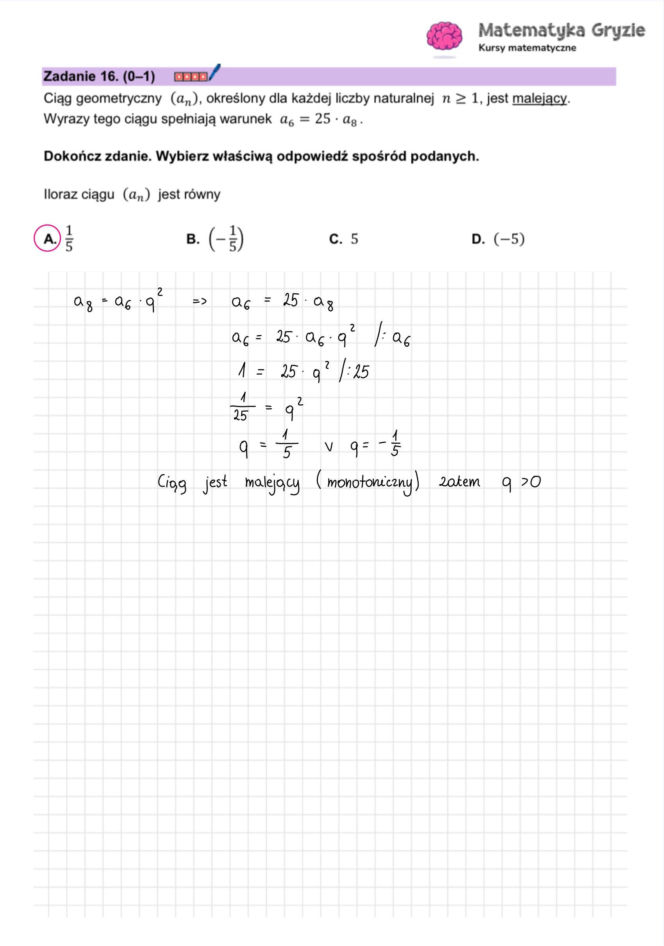 Matura próbna 2026 - matematyka. Gotowe odpowiedzi do arkusza CKE