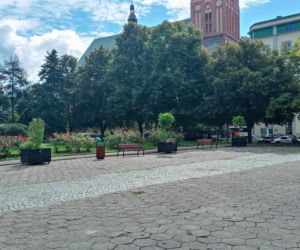 Plac Orła Białego w przeddzień rozpoczęcia przebudowy