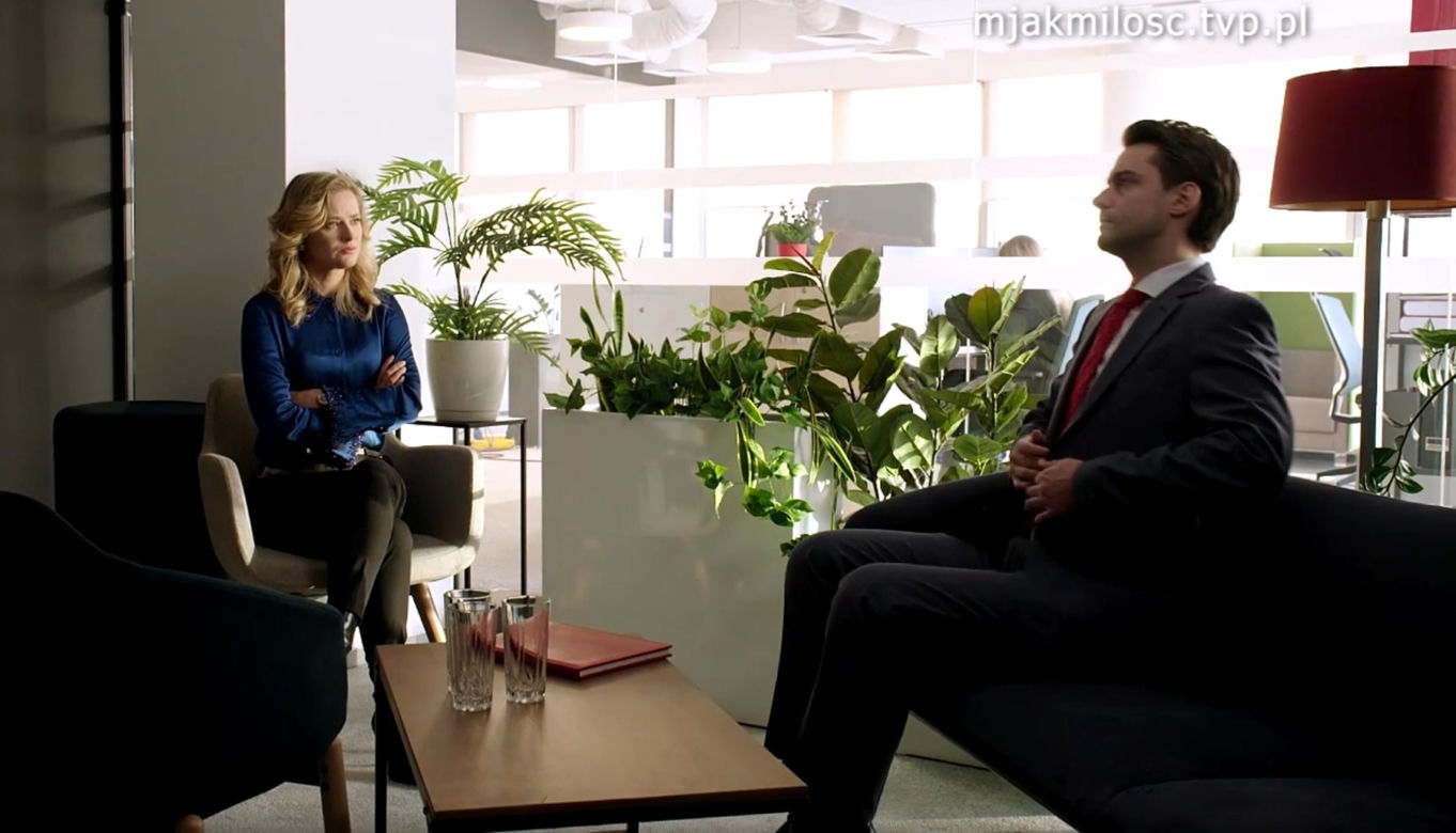 M jak miłość. Julia (Marta Chodorowska), Rotkiewicz (Aleksandar Milicević)