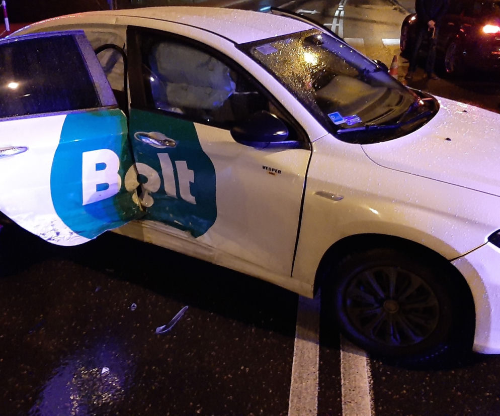 Białystok. Bolt zderzył się z osobówką
