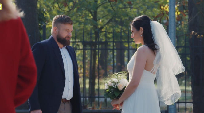 M jak miłość odc. 1911. Michał Winiar (Tomasz Rożniatowski), Ewelina (Anna Jarosik)