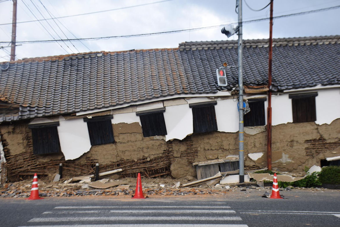 Trzęsienie ziemi w Japonii