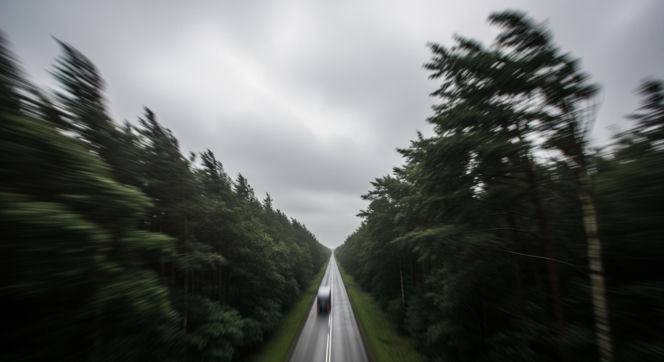 Drzewo runęło na samochód na Mazowszu. Kierowca i pasażer uniknęli najgorszego. Jak to możliwe?