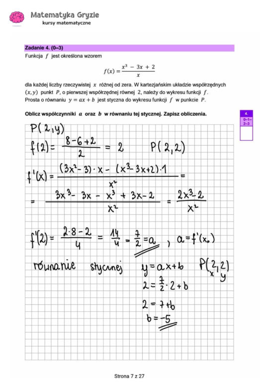 Matura 2024 - matematyka rozszerzona