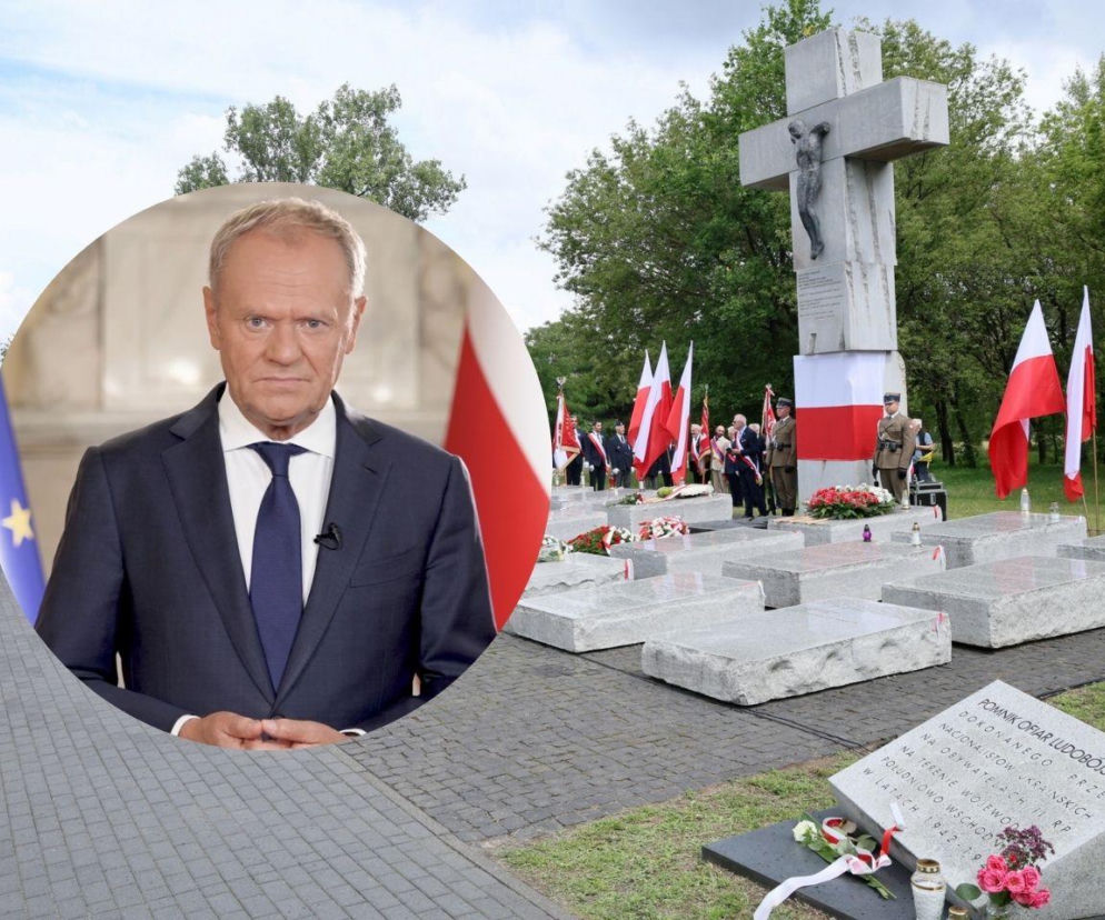 Premier Donald Tusk zapowiedział: Powstanie Mur Pamięci dla ofiar Wołynia