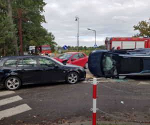 Wypadek Konstancin ul. Od Lasu