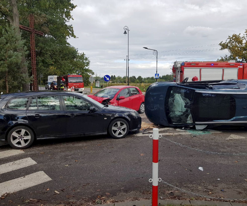 Wypadek Konstancin ul. Od Lasu