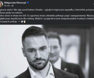 Nie żyje Łukasz Litewka