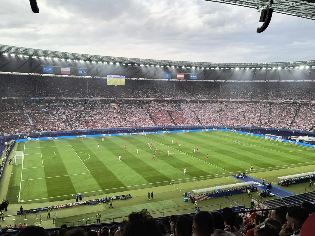 Euro 2024. Kibice przed meczem Polska - Austria w Berlinie