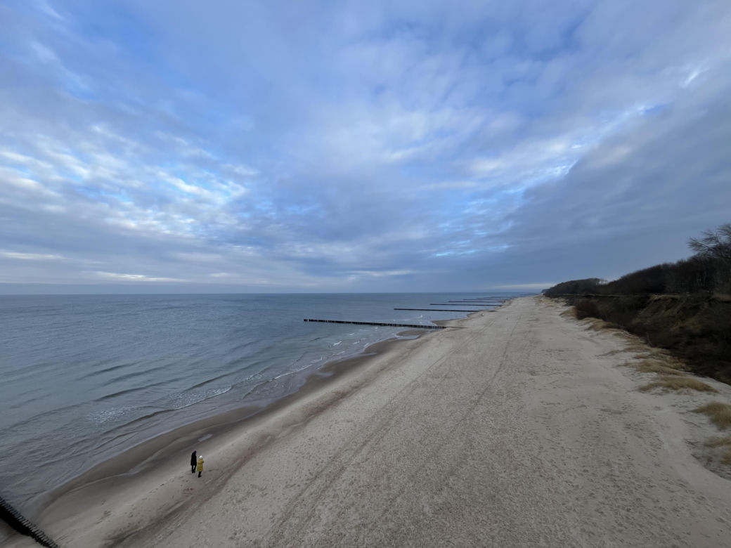 Plaża w Trzęsaczu