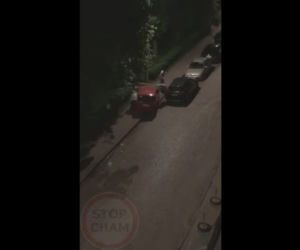 Wielka AWANTURA! Szarpanina, próba rozjechania ludzi i ucieczka